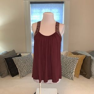 Maroon shirt - Charlotte Russe
